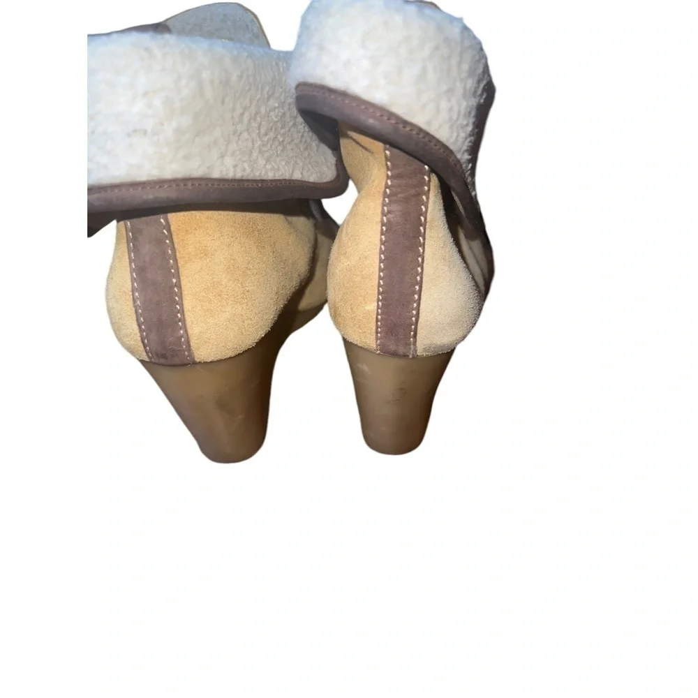 ▶️ Tommy Hilfiger ◀️ Zaria Tan Wedge Boots
